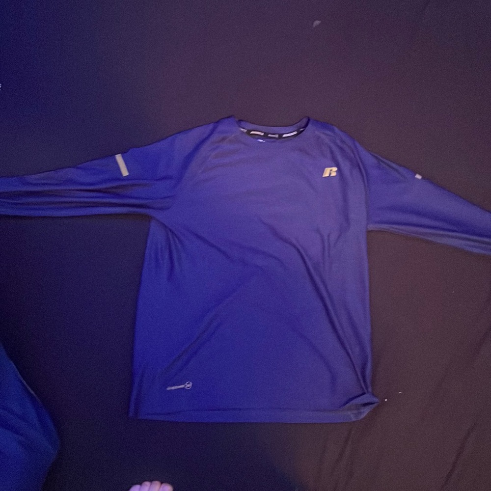 Blue Reebok long sleeve shirt